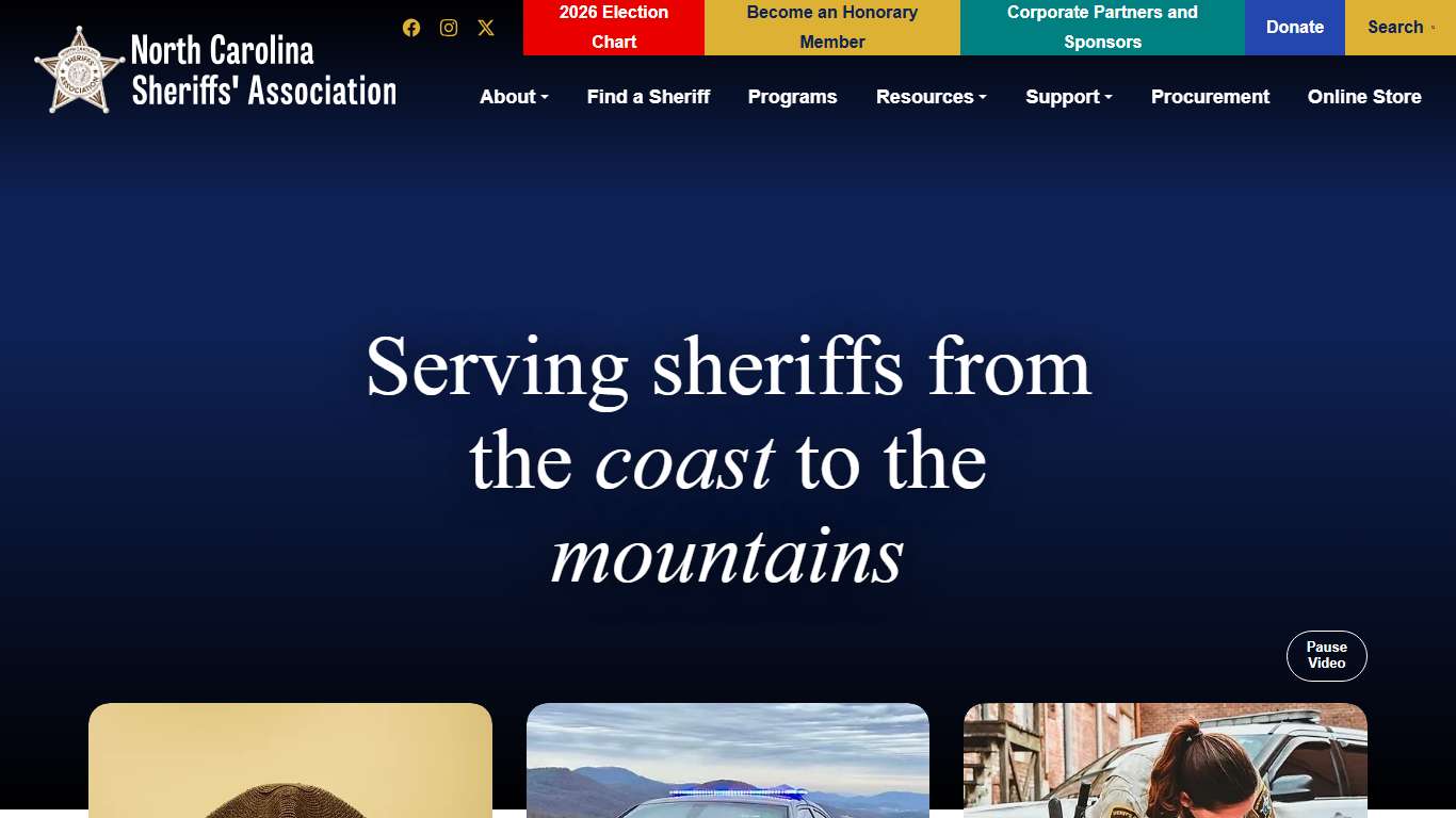 Home | North Carolina Sheriffs' Association